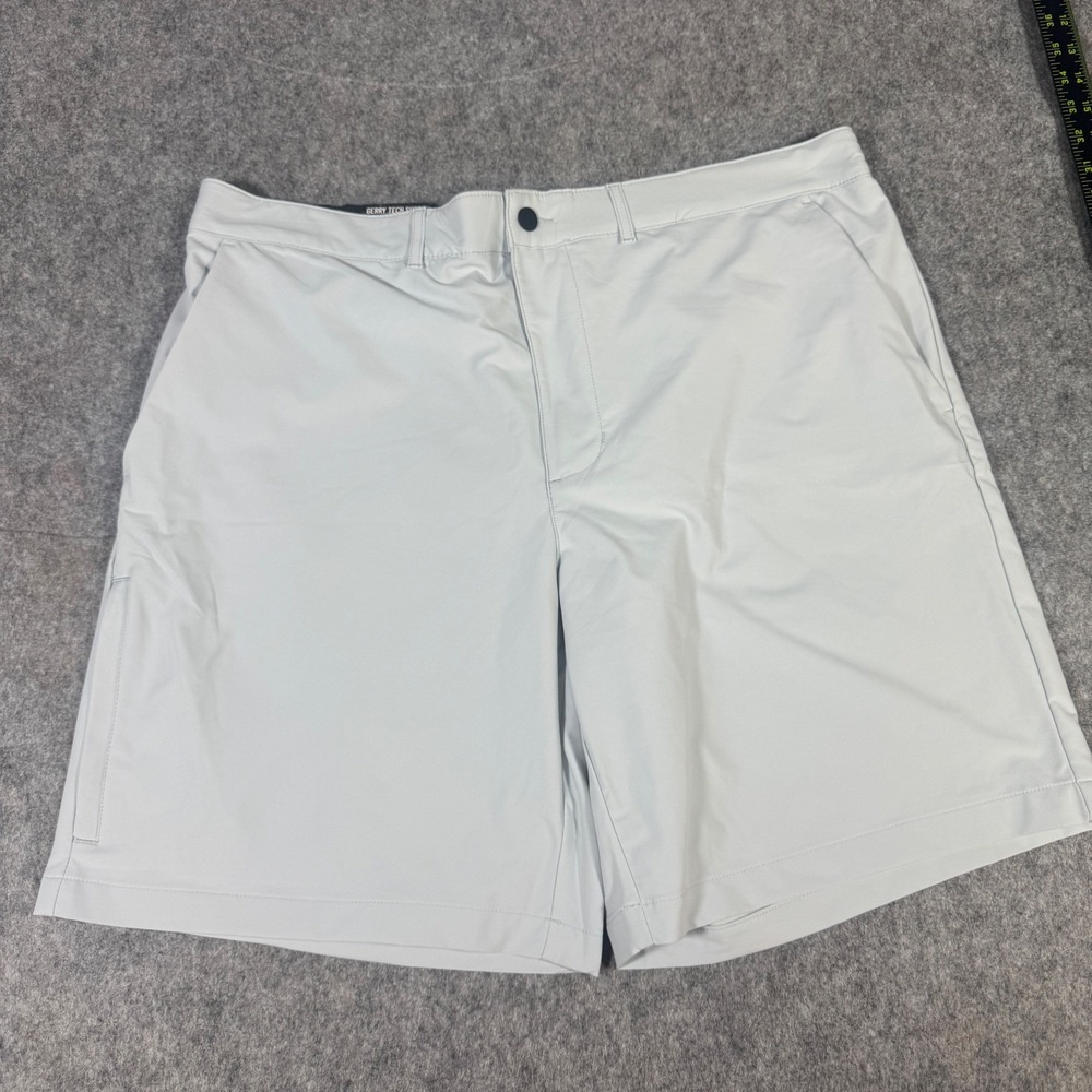 Gerry Mens Tech Shorts Gray Stretch Performance Hiking Golf Size 40 1841021